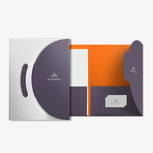 Die-Cut Folder
