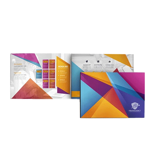 20 page booklet with full colour printing and perfect binding