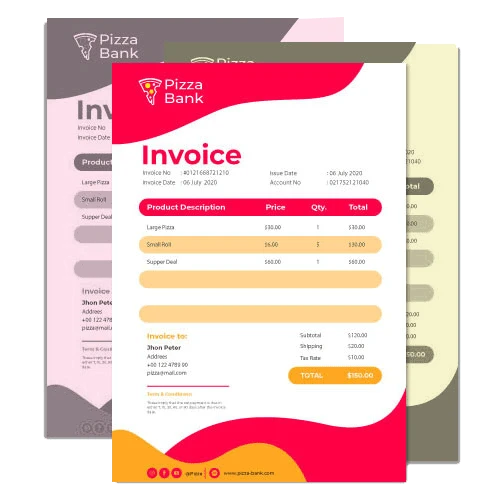 3 part carbonless forms with full colour printing and numbering
