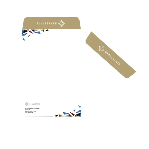 Full colour printed 9"x12" envelopes for letter size documents